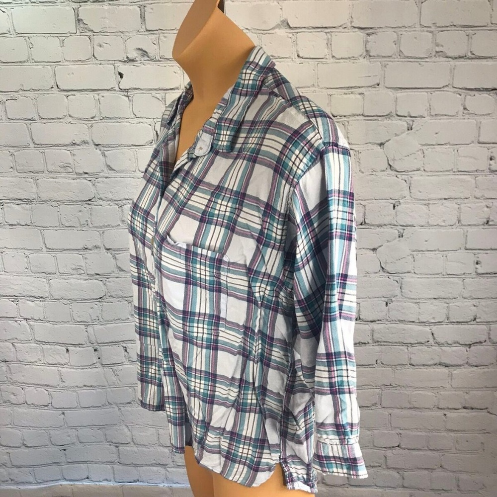 American Eagle Outfitters Plaid Button Down Shirt - Picture 3 of 8